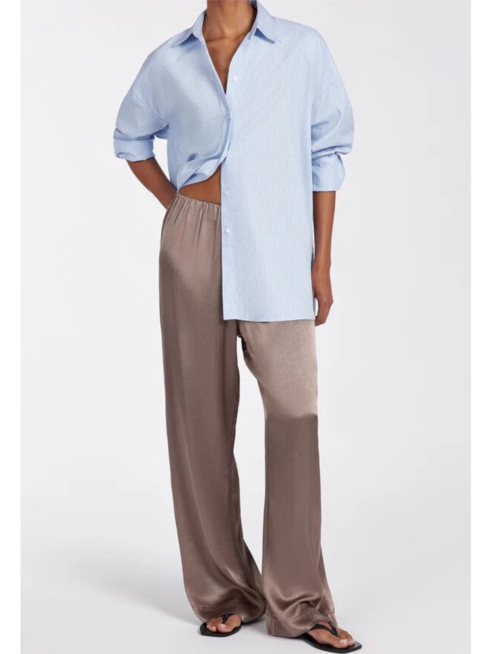 Dissh Eve Latte Satin Pant